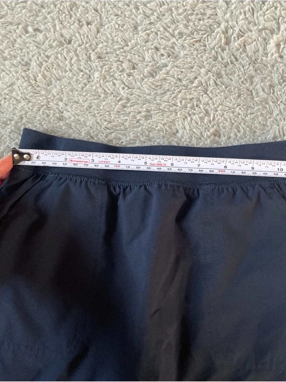 Izod Girls School Uniform Skirt Athletic Skort Pull On Navy Blue Size 7